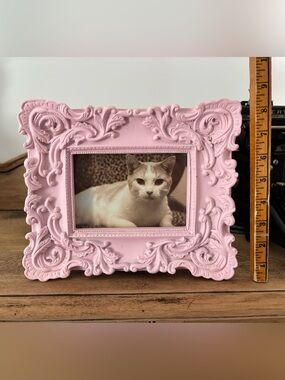 Sixtrees Ornate Pink Decorative Photo Frame 4 x 6 Photo